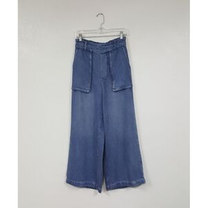 YFB sz M Wide Leg Flare Stretch Waist Boho Pants Jeans